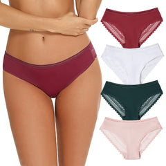 Exquisite Geometric Lace Hipster Briefs