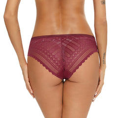 Exquisite Geometric Lace Hipster Briefs