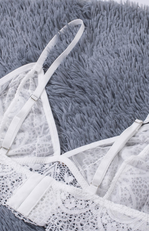 Juliet's Blush Lace Desire Set