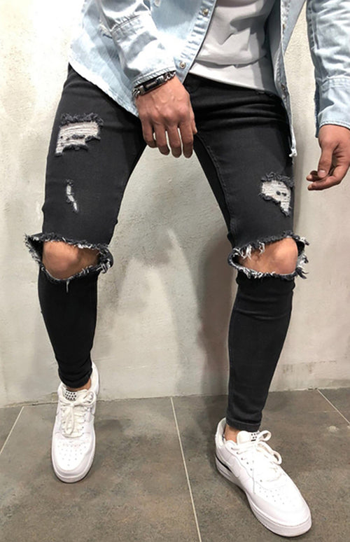 Slim Fit, Ripped Jeans: Elevate Street Style