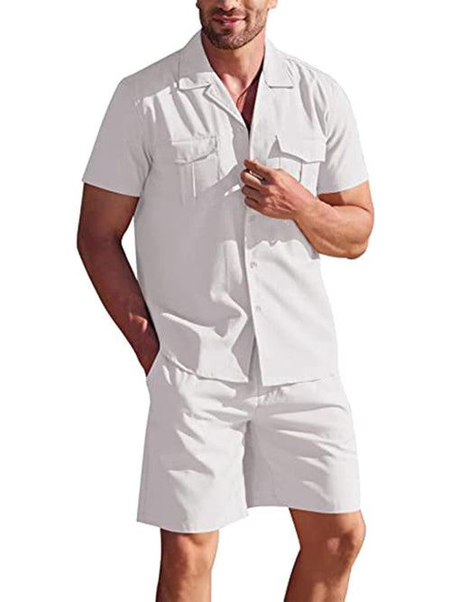 Havana Linen Set: Hemingway's Sunlit Elegance