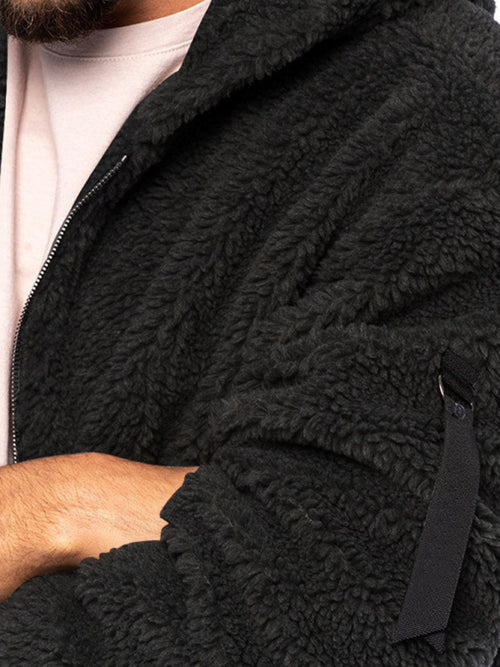 Elegant Hooded Jacket: Sophistication in Every Stitch
