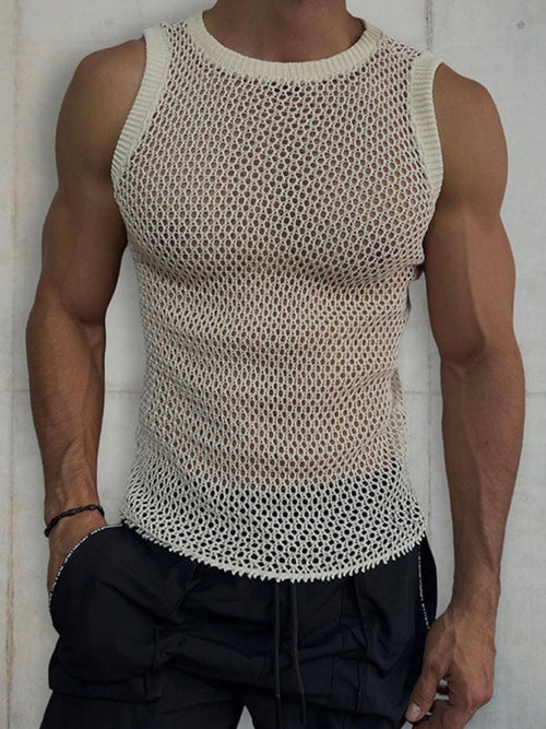 Sophisticated Whisper: Men's Knit Vest