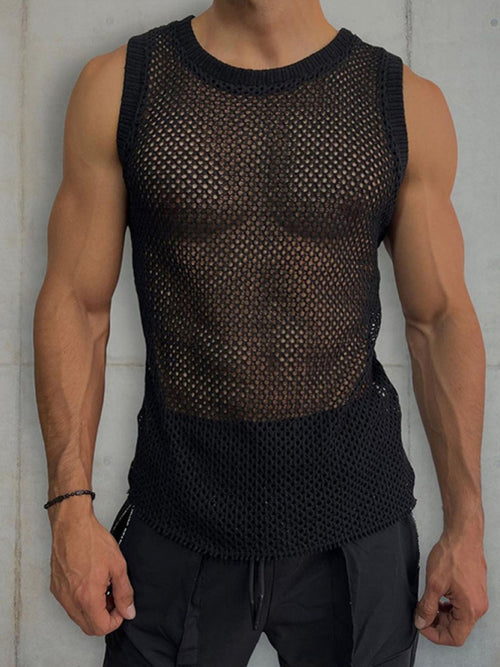 Sophisticated Whisper: Men's Knit Vest
