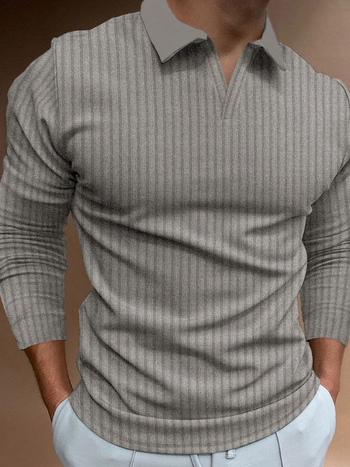 Rugged Elegance V-Neck: Blend of Grit & Grace