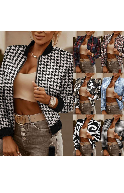 N.O.W. Women's Classic Black Zipper Cardigan