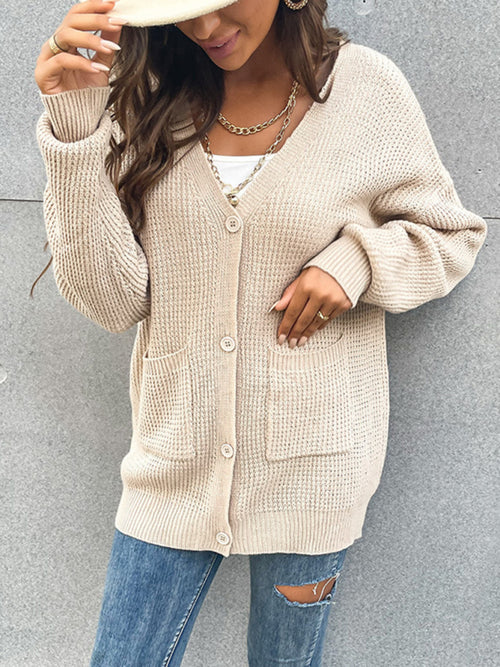 Whimsical Charm Button-Up Cardigan