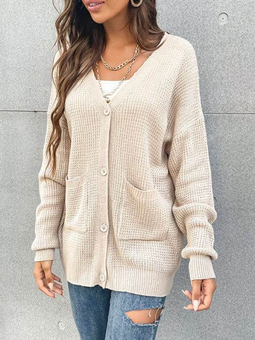 Whimsical Charm Button-Up Cardigan