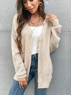 Whimsical Charm Button-Up Cardigan