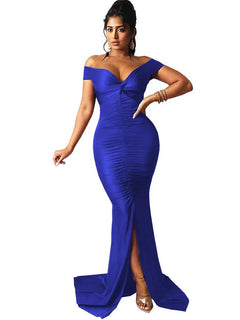 Goddess Glamour V Neck Bodycon Dress 🌟