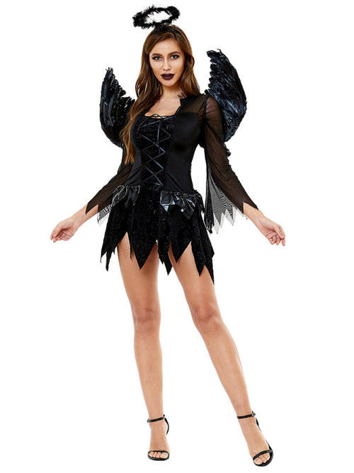 Enchanting Black Angel Costume