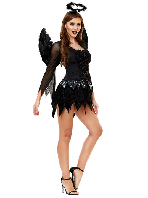 Enchanting Black Angel Costume