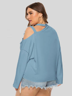 Chic Bow Detail Plus Size T-Shirt
