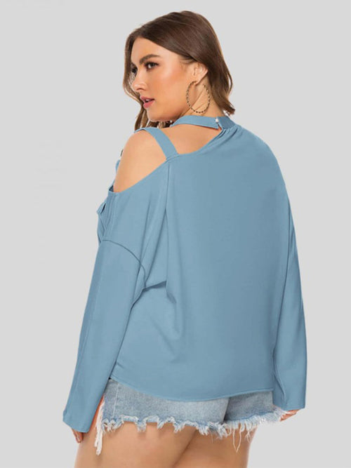 Chic Bow Detail Plus Size T-Shirt