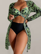Tropical Escape Women's 3-Piece Bikini Set