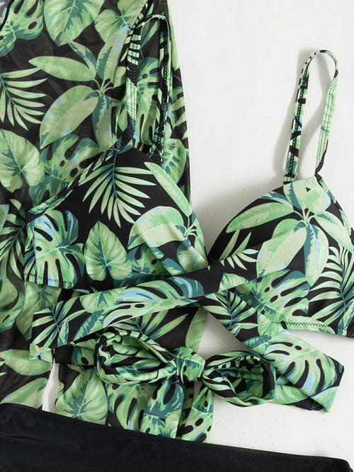 Tropical Escape Women's 3-Piece Bikini Set
