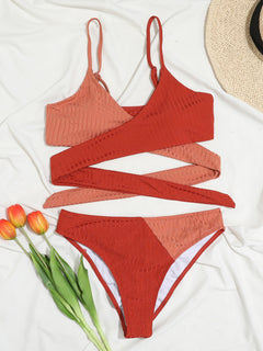 Enchantress High-Waisted Retro Bikini Delight