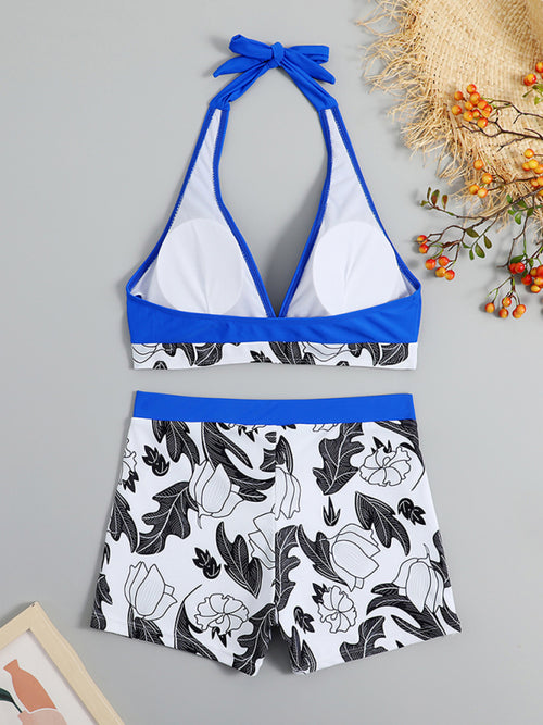 Garden Dreams High Waist Boxer Bikini