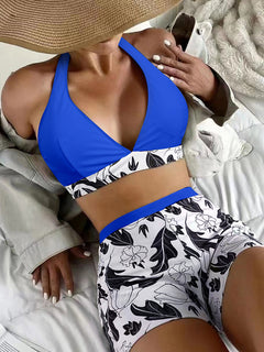Garden Dreams High Waist Boxer Bikini