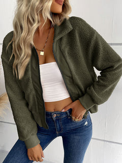 N.O.W. Ashley's Cozy Cream Sherpa Jacket