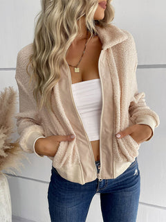 N.O.W. Ashley's Cozy Cream Sherpa Jacket