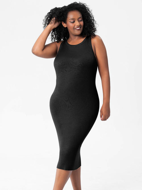 Savannah's Curve-Kissing Knit Dress