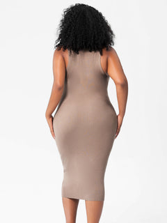 Savannah's Curve-Kissing Knit Dress