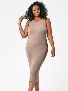 Savannah's Curve-Kissing Knit Dress