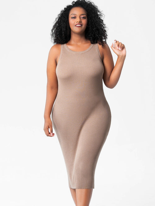 Savannah's Curve-Kissing Knit Dress