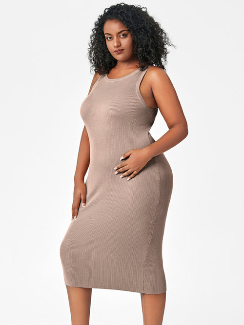 Savannah's Curve-Kissing Knit Dress