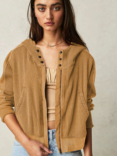 N.O.W. Olive Woven Jacket for Women