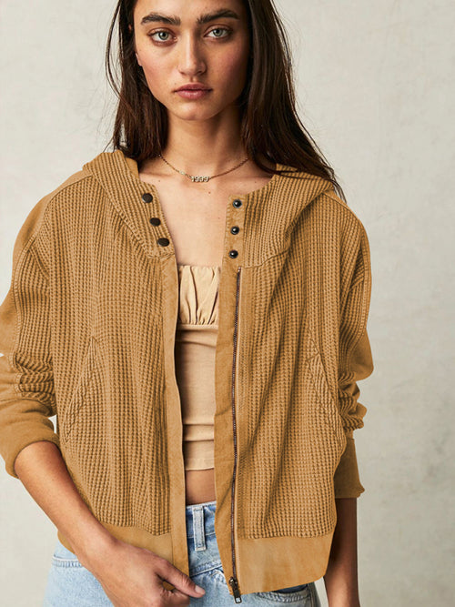 N.O.W. Olive Woven Jacket for Women