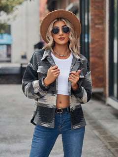 N.O.W. Geometric Statement Woolen Coat