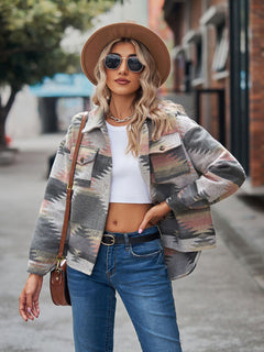 N.O.W. Geometric Statement Woolen Coat