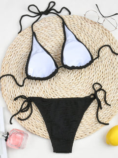 Twilight Twirl Bikini: Dreamy Beach Escape