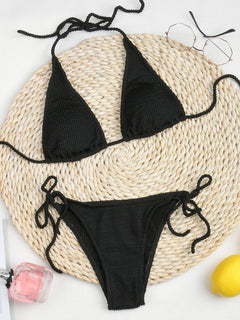 Twilight Twirl Bikini: Dreamy Beach Escape