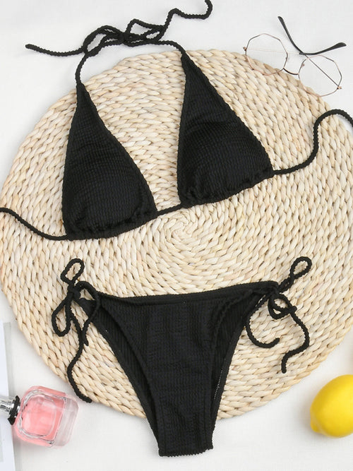 Twilight Twirl Bikini: Dreamy Beach Escape