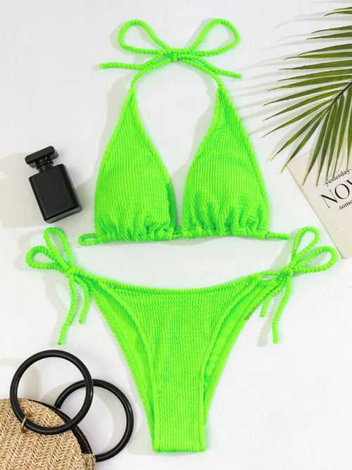 Twilight Twirl Bikini: Dreamy Beach Escape