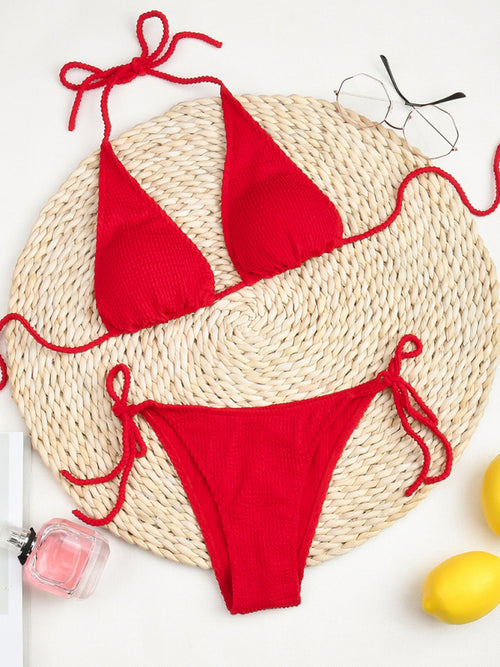 Twilight Twirl Bikini: Dreamy Beach Escape