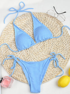 Twilight Twirl Bikini: Dreamy Beach Escape