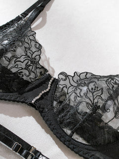 Juliet's Midnight Lace Seduction Set
