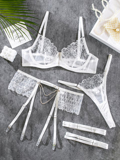 Juliet's Midnight Lace Seduction Set