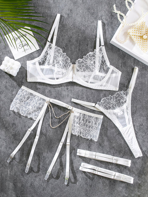 Juliet's Midnight Lace Seduction Set