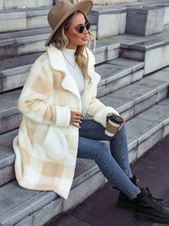 N.O.W. Classic Gray Plaid Winter Coat