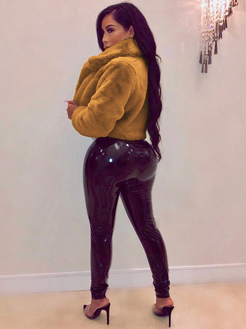 N.O.W. Women's Tailored Luxe Faux Leather Jacket