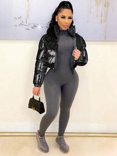 N.O.W. Glossy Warm Short Coat