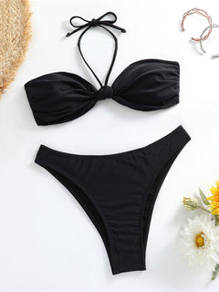 Whimsical Halterneck Bikini for Fun Days