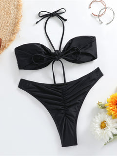 Whimsical Halterneck Bikini for Fun Days