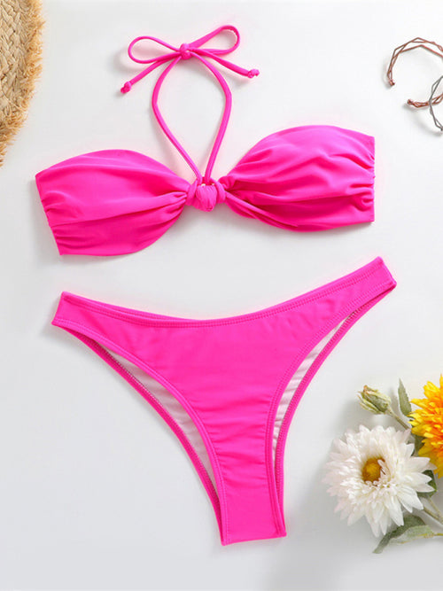 Whimsical Halterneck Bikini for Fun Days