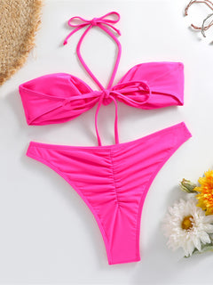 Whimsical Halterneck Bikini for Fun Days